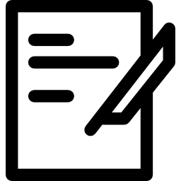 brief schrijven icoon