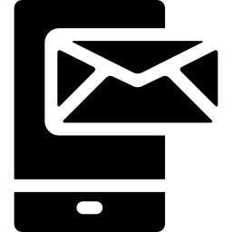 mobiler e-mail-empfang icon