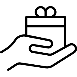 Hand and Gift icon