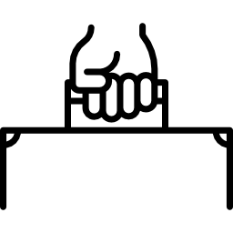 Hand and a Suitcase icon