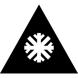 zimowe ostrzeżenie ikona
