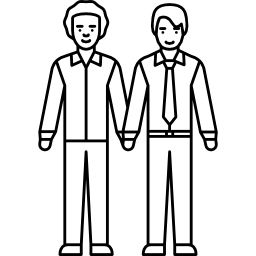 pareja homosexual icono