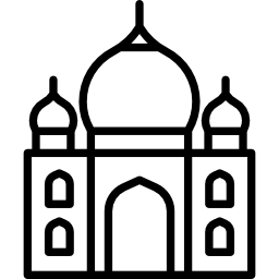 taj mahal icon