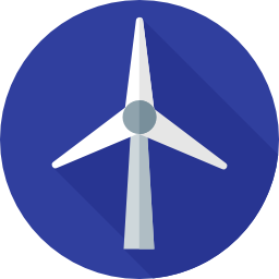 Eolic energy icon