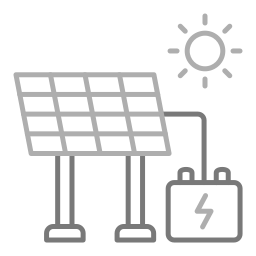 Énergie solaire Icône