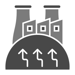 Geothermal energy icon