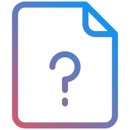Question sheet icon