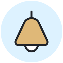 Notification bell icon