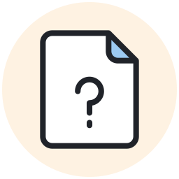Question sheet icon