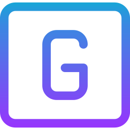 문자 g icon