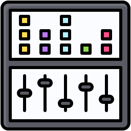 control de audio icono