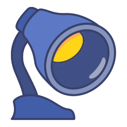 Desk lamp icon