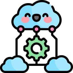 Cloud network icon