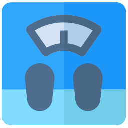 Weight scale icon