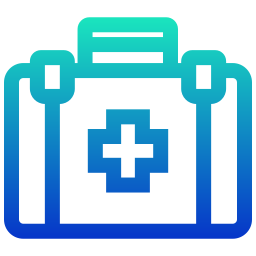 First aid kit icon