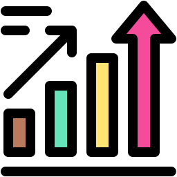 diagramme à bandes Icône