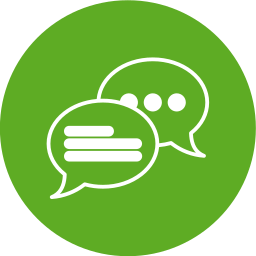 Chat bubble icon