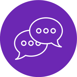 Chat bubble icon