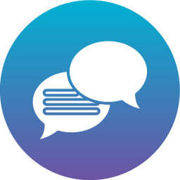 Chat bubble icon