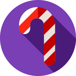 Candy cane icon