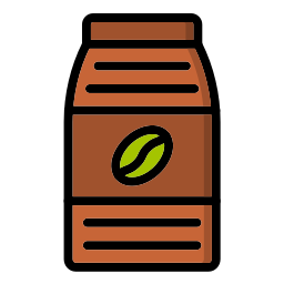 Coffee pack icon