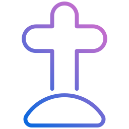 christelijk kruis icoon