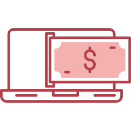 Online payment icon