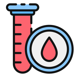 Blood test icon