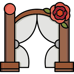 arco de casamento Ícone