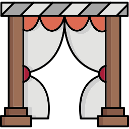 Wedding arch icon