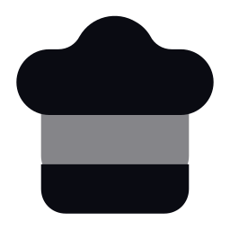 шляпа шеф-повара иконка