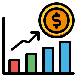 Growth chart icon