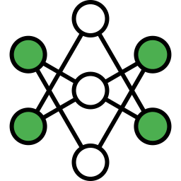 rete neurale icona