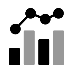 diagramme à bandes Icône