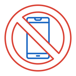 Нет мобильного телефона иконка