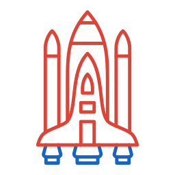 rakieta kosmiczna ikona