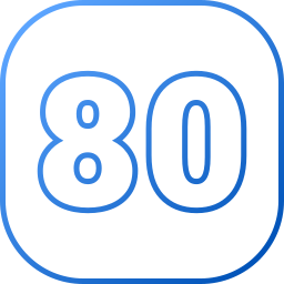 80 Ícone