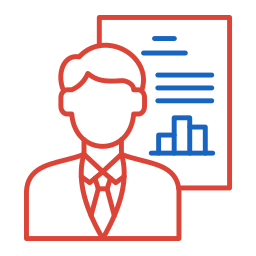 analyste d'affaires Icône