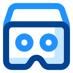 Vr cardboard icon