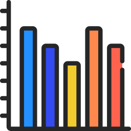 gráfico de barras Ícone