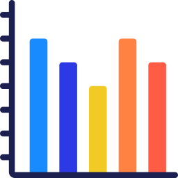 gráfico de barras icono