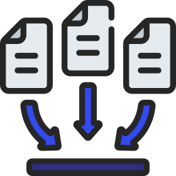 recopilación de datos icono