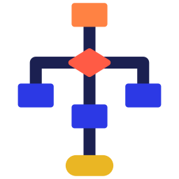 diagrama de flujo icono