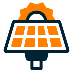 Solar panel icon