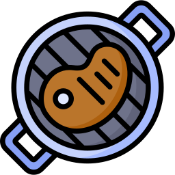 Grilled meat icon