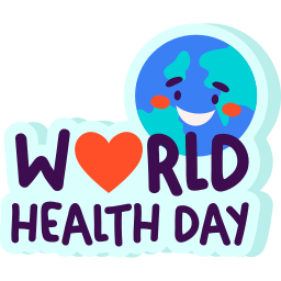 día mundial de la salud sticker