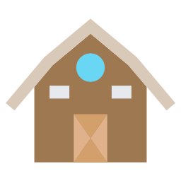 Farm house icon