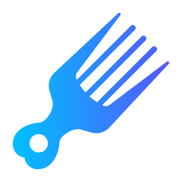 Hair comb icon