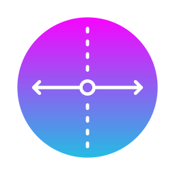 diámetro icono