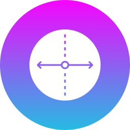diameter icoon